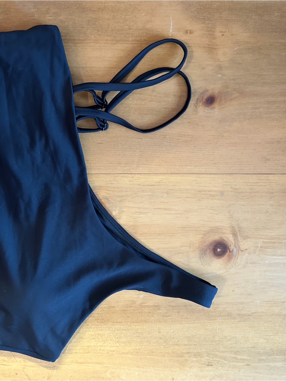 ZYIA Black Adjustable Assymetrical Strappy Sports Bra